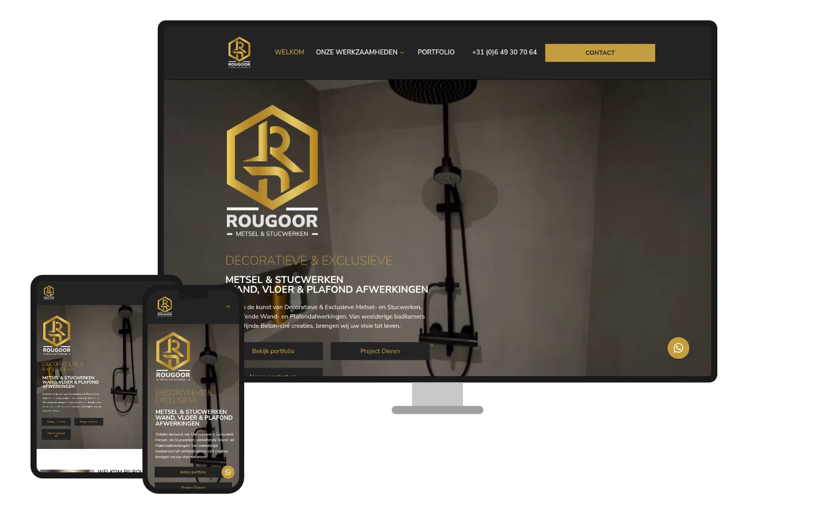 Website Rougoor Metselwerken